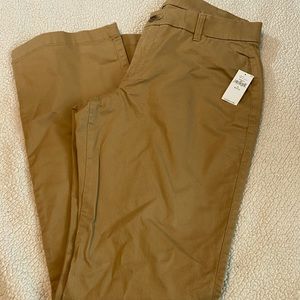 NWT Khaki Boot Cut Slacks